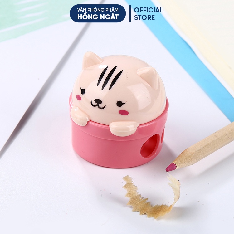 Gọt bút chì cute hình con gấu, đồ chuốt bút chì văn phòng phẩm đồ dùng học tập dễ thương làm quà tặng học sinh QT08