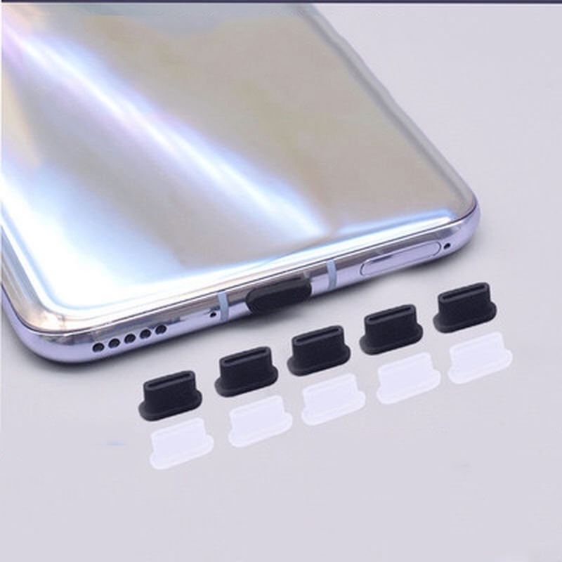 Silicone Nút Silicon Bịt Cổng Type-C / USB / iPhone Chống Nước Chống Bụi Chống Ăn Mòn Cho Type-C & USB Android iPhone