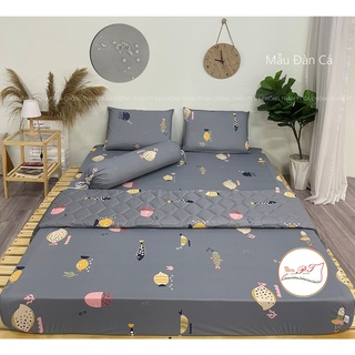 ̣̣̣(Mẫu Đàn Cá) Ga Chống Thấm PT Lụa Organic Siêu Mềm Mượt Mát Mịn Cho Bé