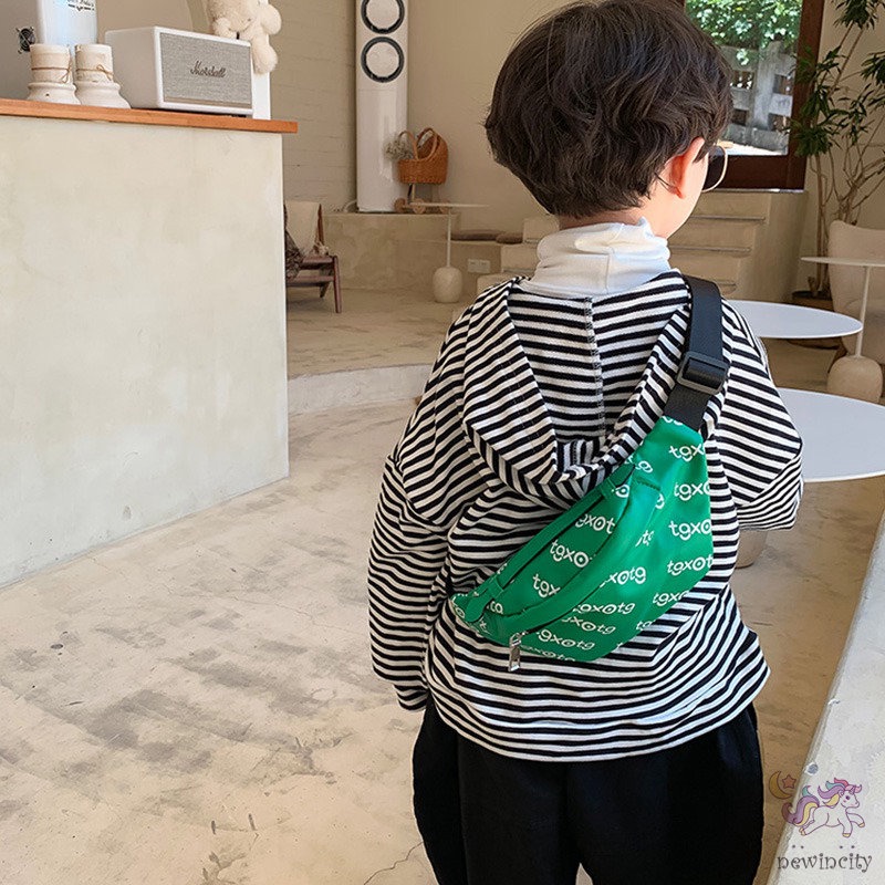 Túi đeo vai vải canvas nylon thời trang Hàn Quốc cho bé