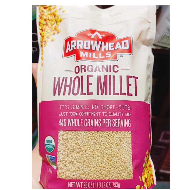 Hạt Kê Hữu Cơ Arowhead Mills 793g
