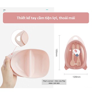 (MS36) Bát ăn phi thuyền aag chia ngăn cao cấp