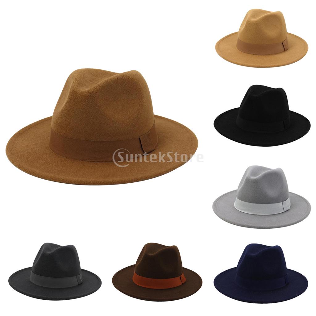[Kloware] Mũ Fedora Dây Ruy Băng Thanh Lịch Cho Nhà Thờ Mùa Đông Ngoài Trời