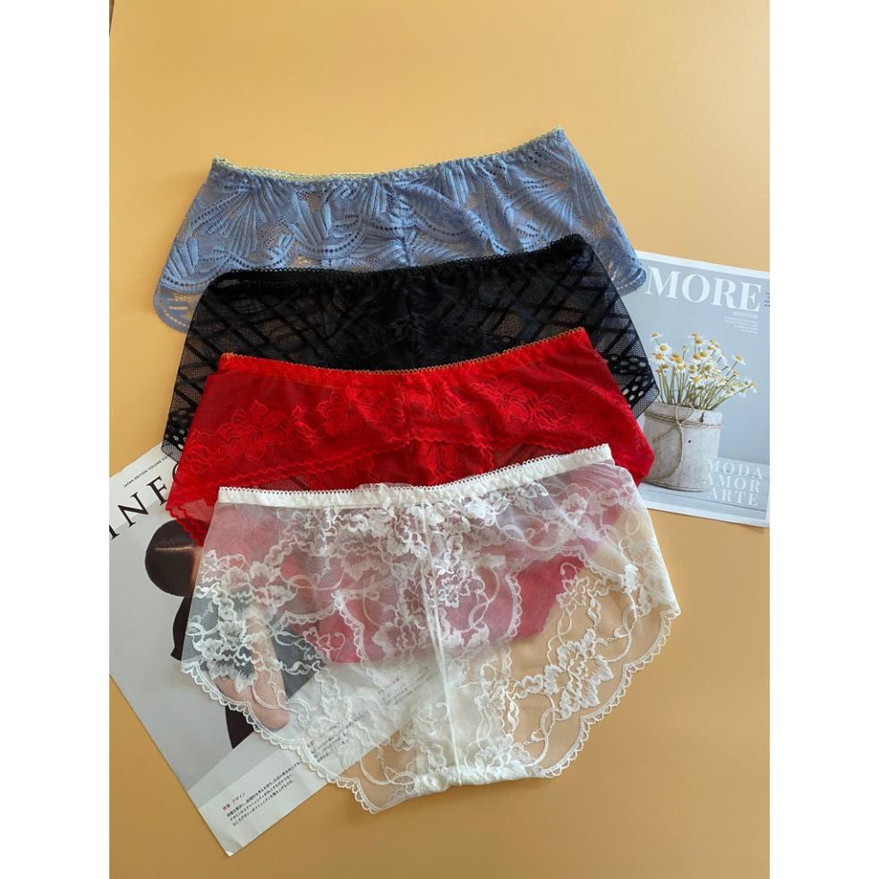 (Nhiều Mẫu) Quần Lót Nữ Ren Mềm Xuyên Thấu Gợi Cảm QL99 - LADY