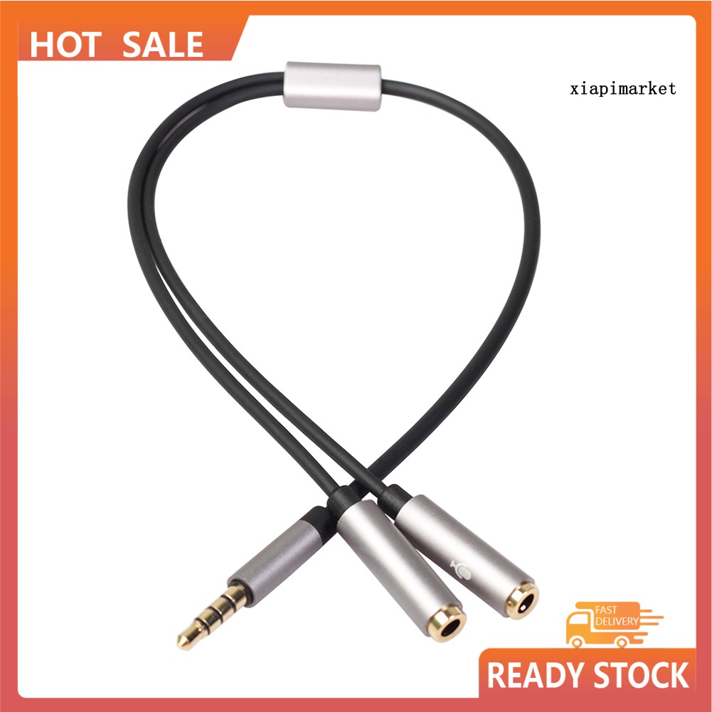 Dây Cáp Chia Cổng Âm Thanh 3.5mm Từ Male Sang Female