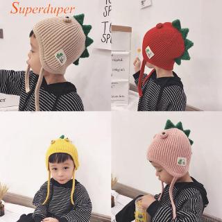 Mũ len thiết kế khủng long dễ thương cho bé trai và gái