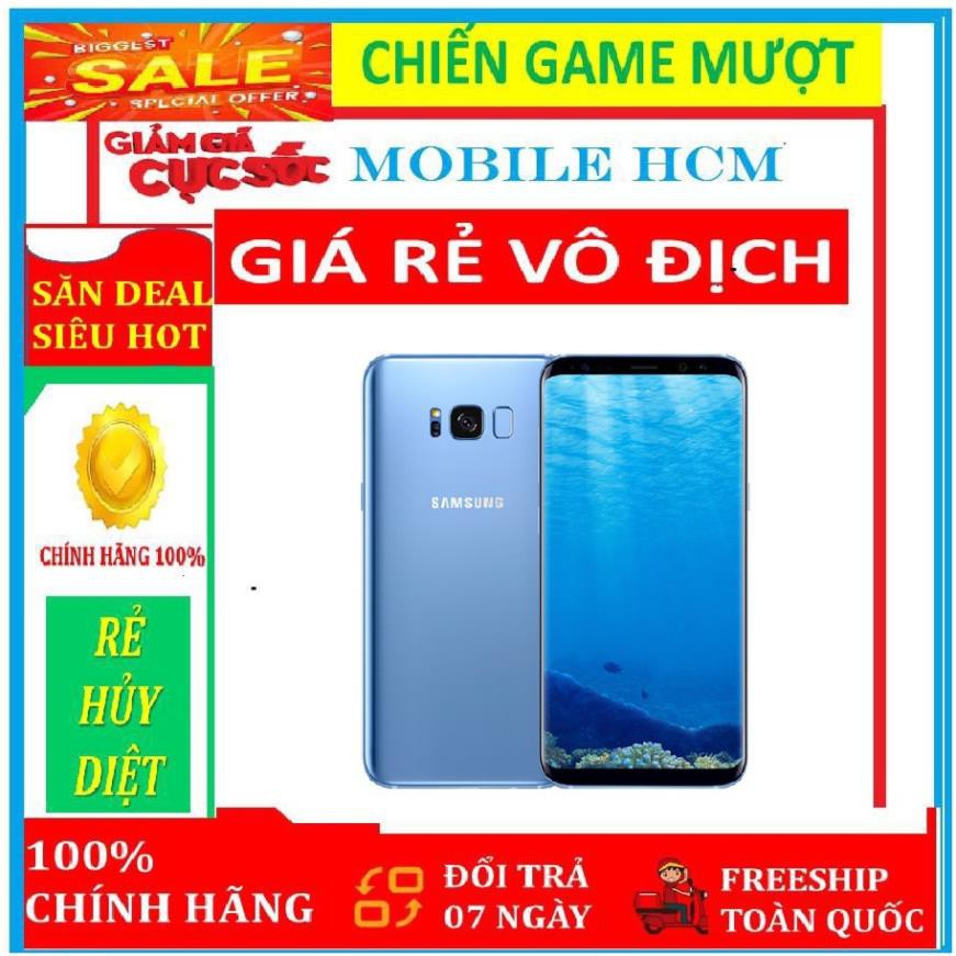 điện thoại Samsung Galaxy S8 Plus 1sim+ 2sim Chính Hãng - ram 4G/64G, chơi Game PUBG/Free Fire ngo