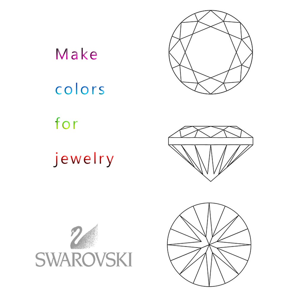 Kim cương nhân tạo Swarovski - Đá màu xanh lá