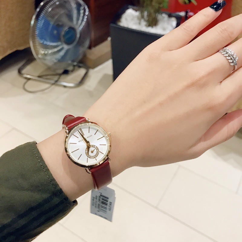 Đồng hồ Michael Kors Portia MK2751 đỏ cherry đơn giản mà sành điệu