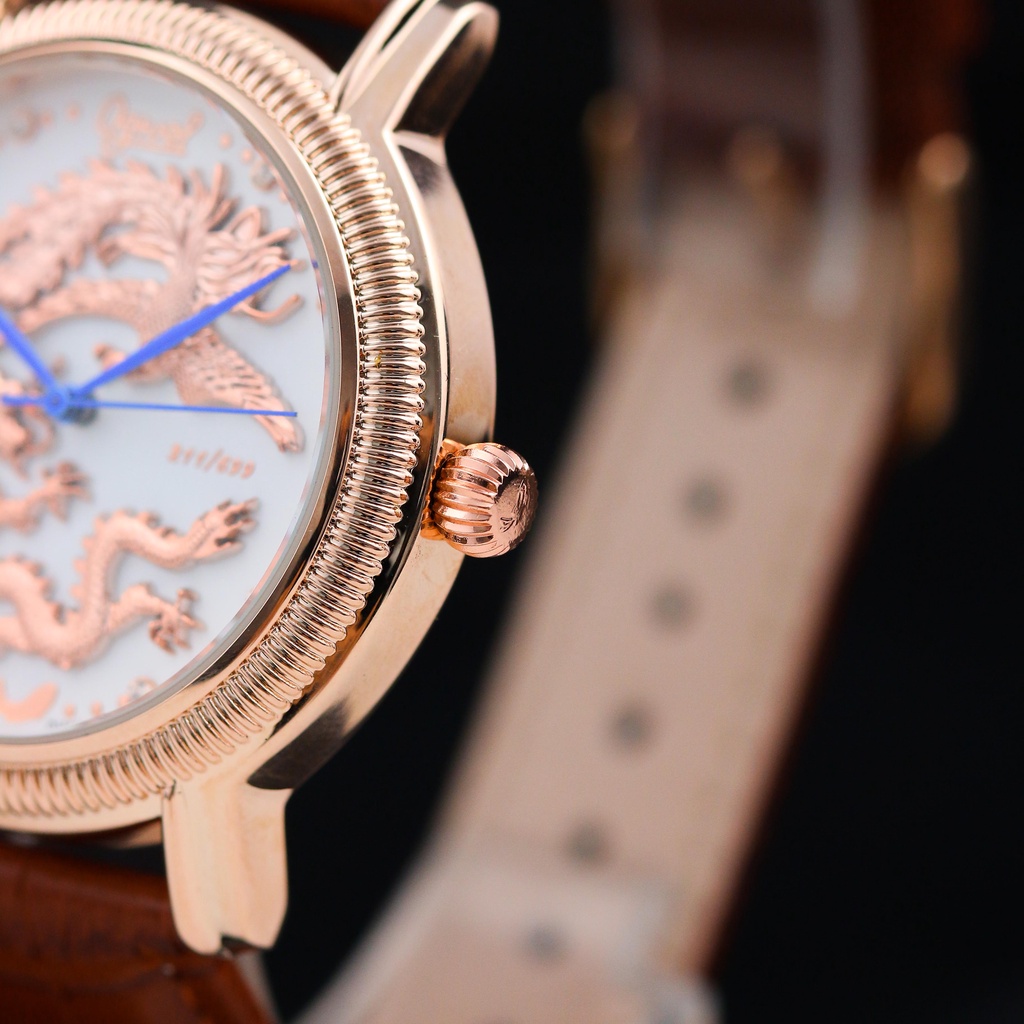 [ Thời Thượng ] Đồng Hồ Nam Ogival Long Phụng Siêu Sang Trọng - Viền Vân Đẳng Cấp - Bảo Hành 12 Tháng - Chống Nước 3atm | BigBuy360 - bigbuy360.vn