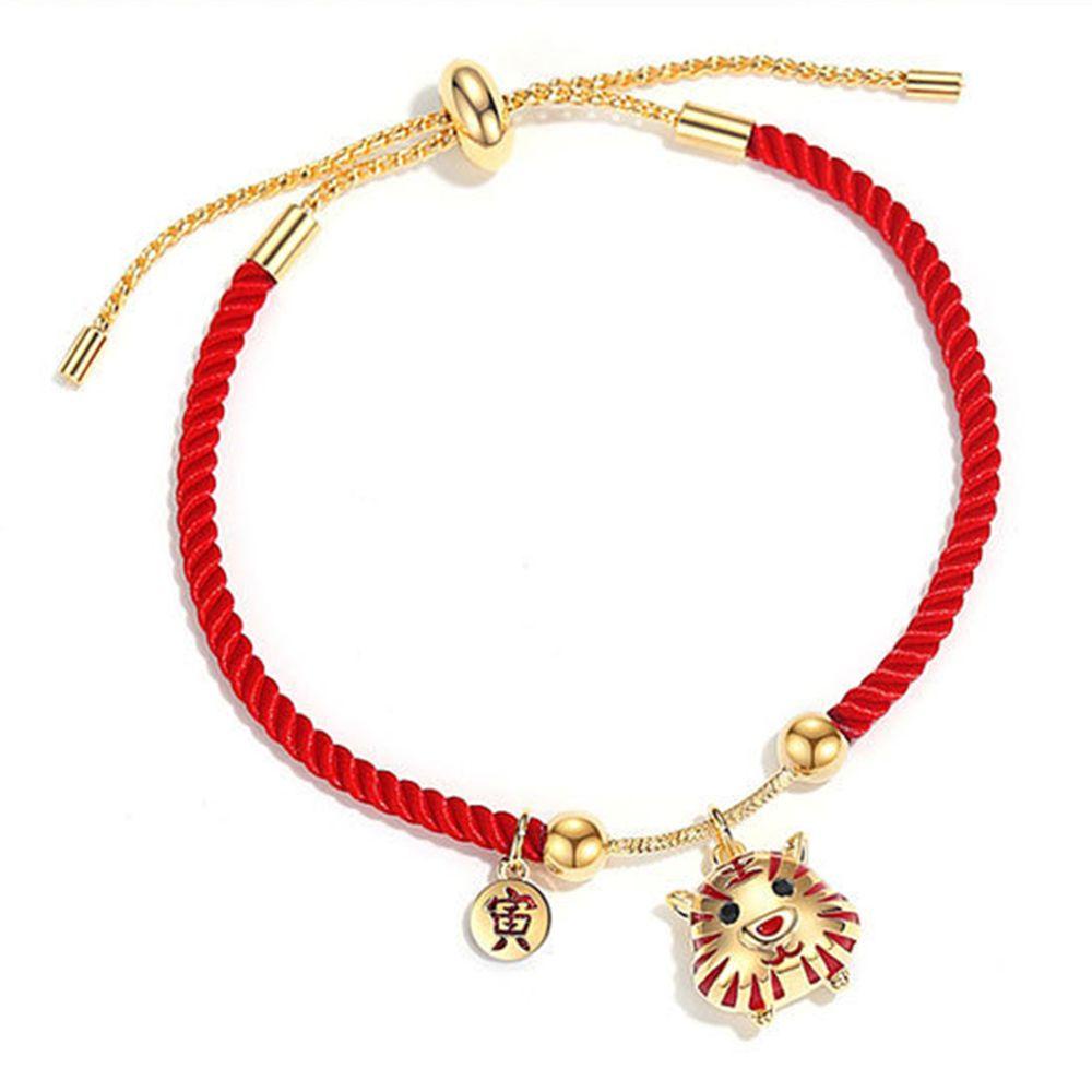 Vòng Tay Dây Bện Phối Mặt Hợp Kim Họa Tiết Hoạt Hình Sáng Tạo Cho Nam Nữ