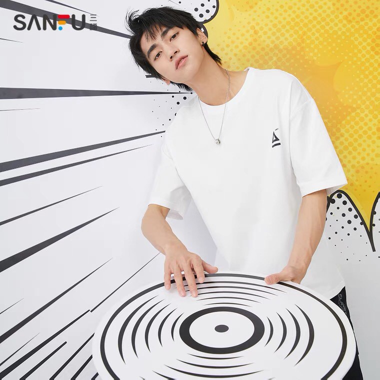 Áo thun tay lỡ.Logo Tam Giác. CoolZ phông Unisex nam nữ Cotton oversize form rộng  CZ067 | BigBuy360 - bigbuy360.vn