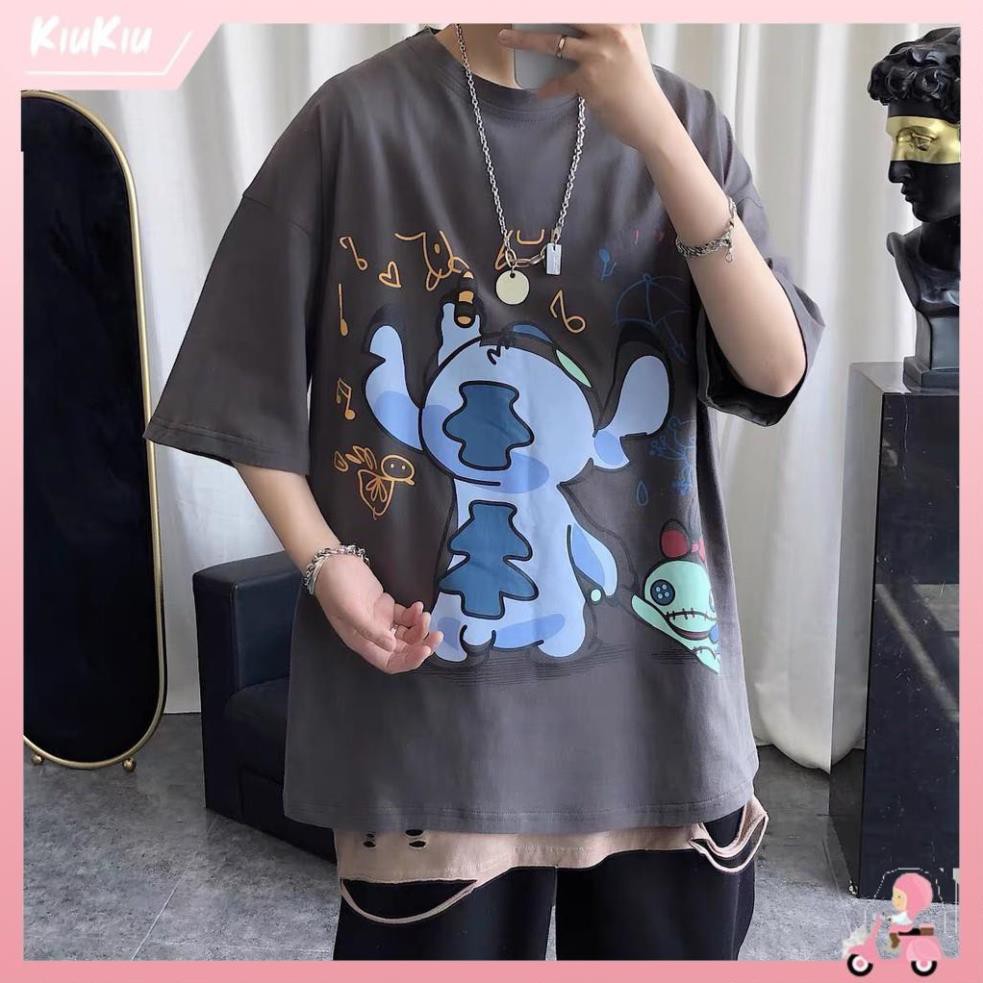 Áo Thun Tay Lỡ Unisex Form Rộng Kaws VẼ TRANH Nam Nữ Phong Cách Ulzzang KiuKiu