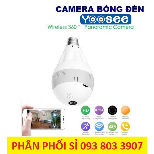 Camera Yoosee Bóng Đèn 360 Chuẩn 1080P