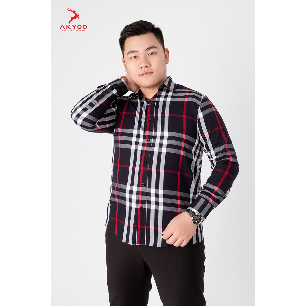 Áo Sơ Mi Nam Bigsize (Thương Hiệu Akyoo) size 80-140kg | BigBuy360 - bigbuy360.vn
