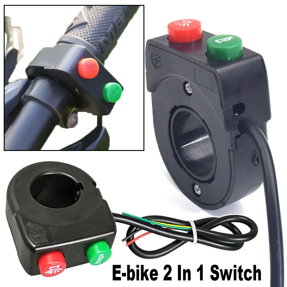 Công Tắc Đèn Pha / Còi Xe Đạp 2 Trong 1 Bền Bỉ