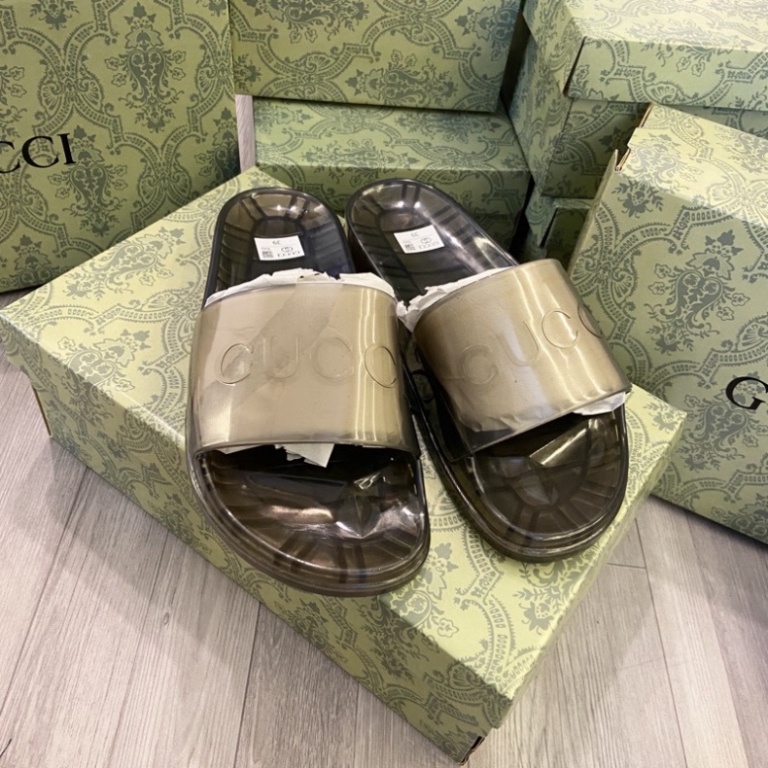 Dép gucci suốt trong quãng (FullBox)⚜️ Dép nhựa nam đế suốt trong quãng Cao Cấp
