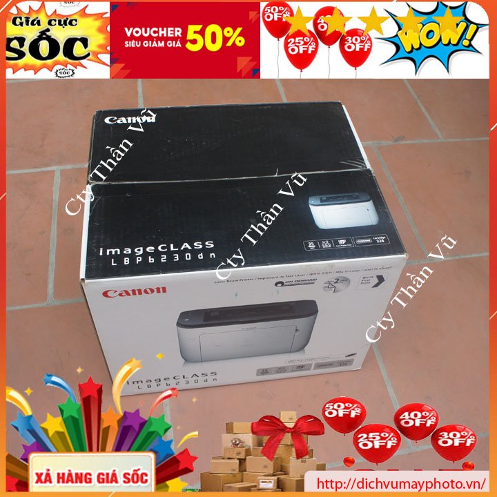 Máy in canon 6230dn hàng mới 100% đa năng in 2 mặt tự dộng in mạng bảo hành INECO