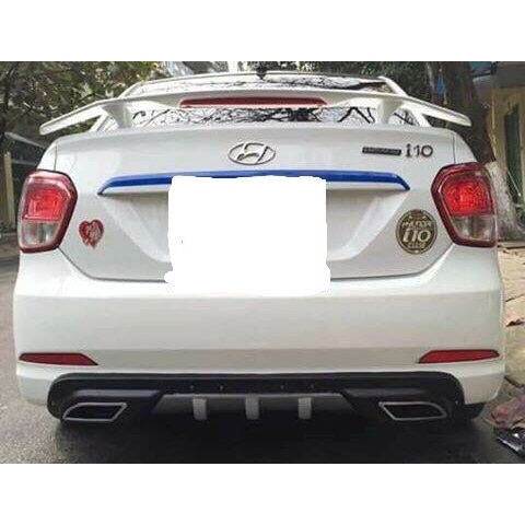 🔥🔥SIÊU KHUYẾN MÃI Lip pô, lip 4 pô, lip 2 pô,lippo 4 pô sau Xe I10 lắp các bản hatback và sedan có ảnh chi tiết trên xe