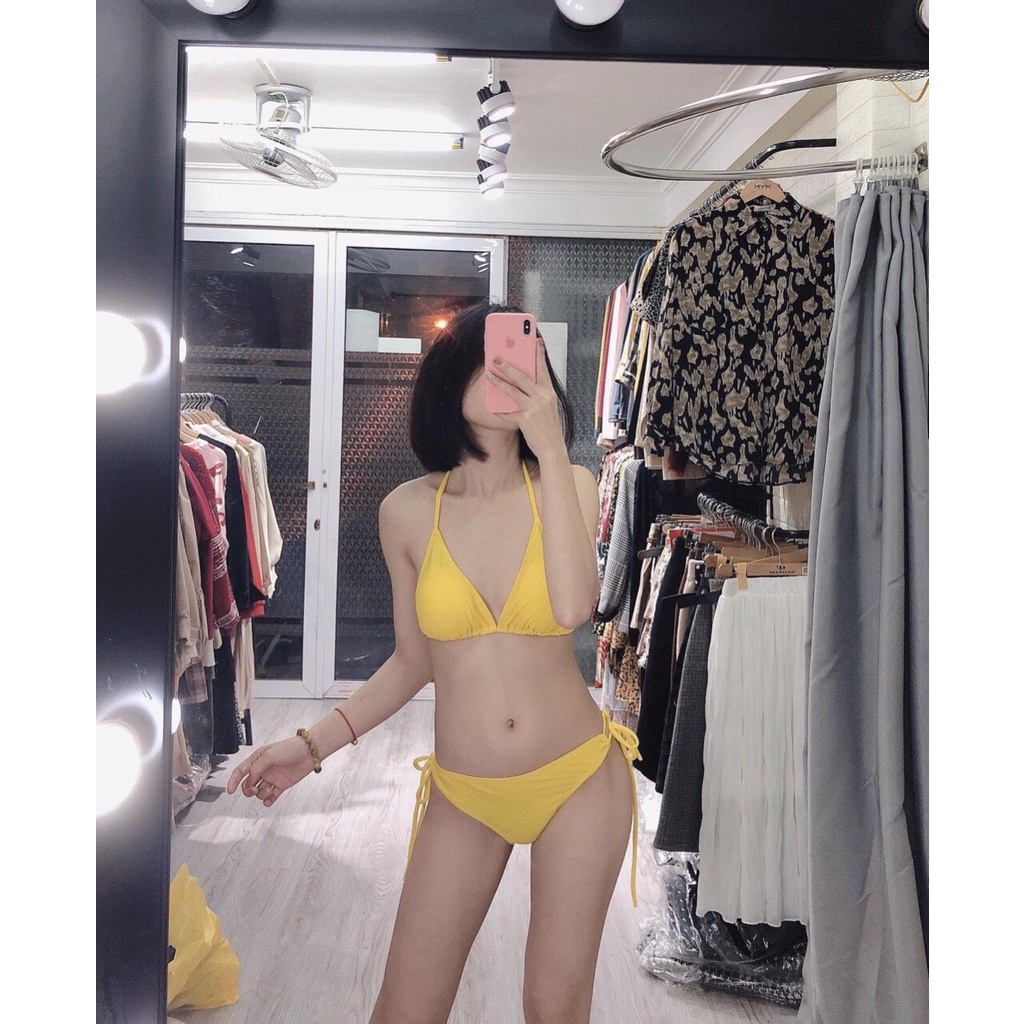 Bikini bộ đồ bơi nữ 2 mảnh tam giác quần chíp sexy sang chảnh nhiều màu đẹp Bin Sports BHV030