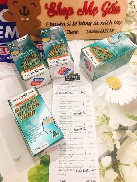 Bổ não Heathy care 100v | Thế Giới Skin Care