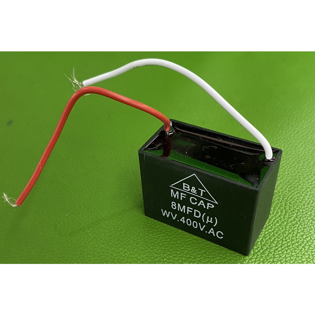 Tụ Quạt - kapa  B&amp;T 8mf 400v.AC - linh kiện điện tử QUỲNH DIỄN