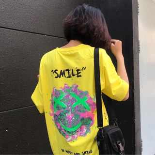 yellowboomÁO SMILE VÀNG