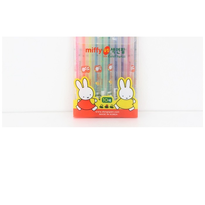 Bút Chì Màu ARTBOX Hàn Quốc Miffy Thiết Kế Đầu Mỏng (Màu Đỏ)