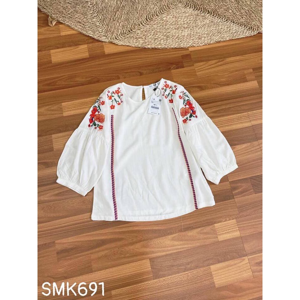 [Mã WASKT304 giảm 15% tối đa 30K đơn 99K] SMK691- SƠ MI ĐŨI TAY THÊU HOA | BigBuy360 - bigbuy360.vn