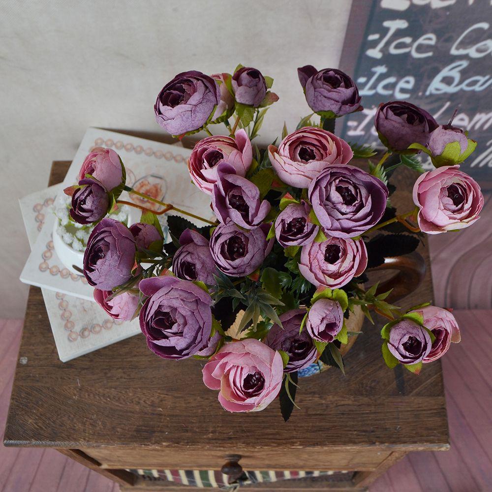 KUNHEV Hoa Mẫu Đơn Giả Trang Trí Tiệc Mùa Thu|Bó Hoa Mẫu Đơn Giả Trang Trí Tiệc Cưới