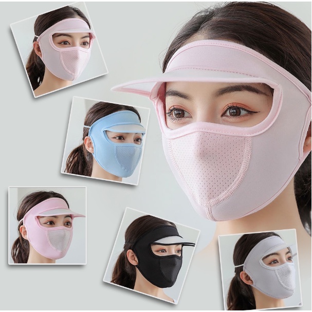Khẩu trang Ninja che kín mặt, thoáng khí, chống nắng có vành tiện dụng cho nam nữ