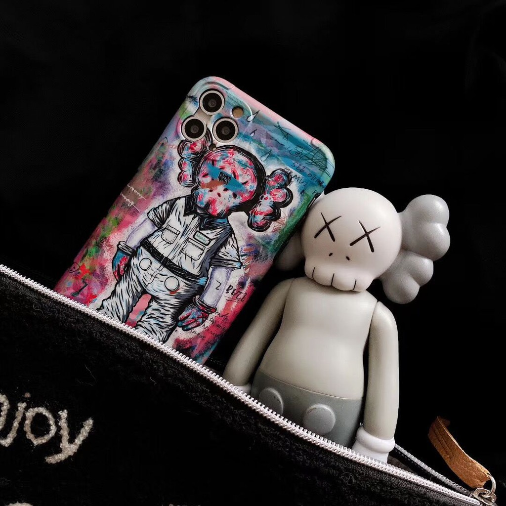 Ốp iPhone Kaws Hồng Trắng iPhone 12 Pro Max/12/12 Pro/7Plus/8Plus/X/Xs Max/11/11 Pro Max - ốp iphone