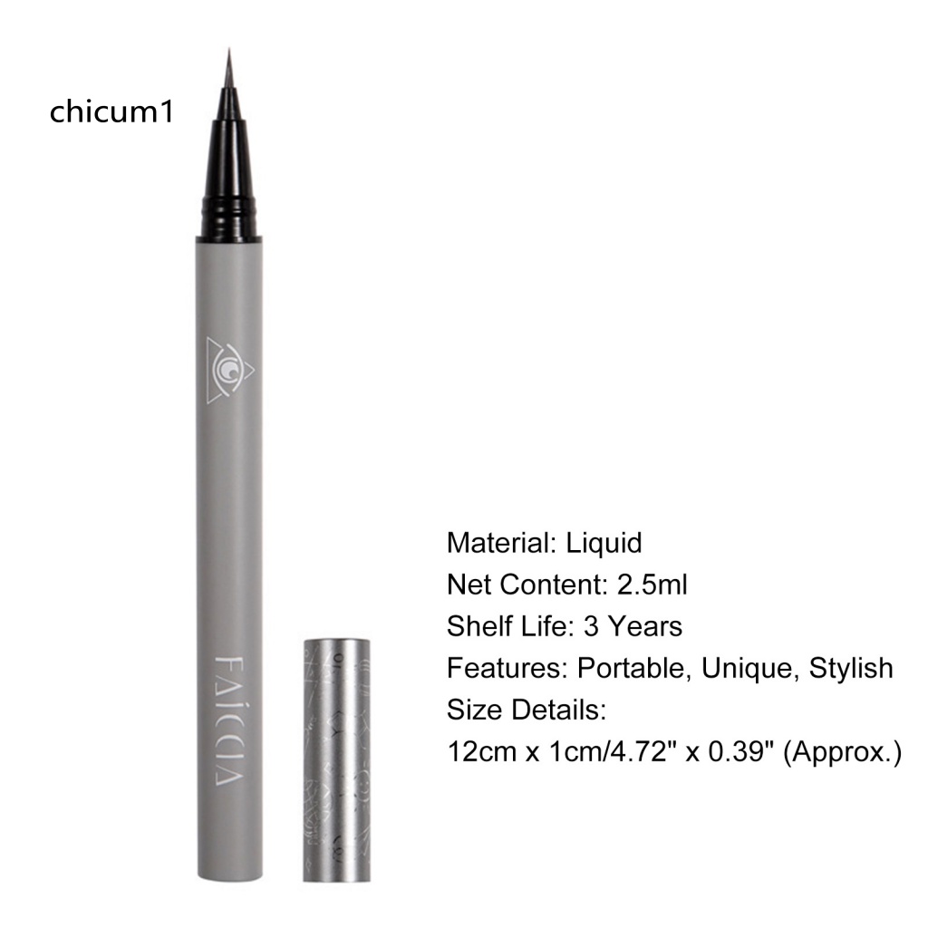 Bút Chì Kẻ Lông Mày Kiêm Kẻ Mắt Hai Đầu Siêu Mỏng 2.5ml