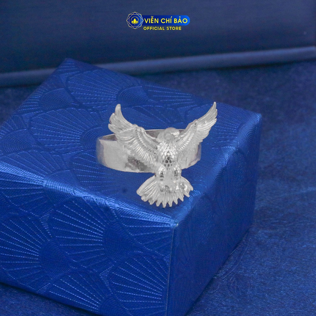 Nhẫn bạc nam mặt đại bàng chất liệu bạc 925 thời trang phụ kiện trang sức Viễn Chí Bảo N300628