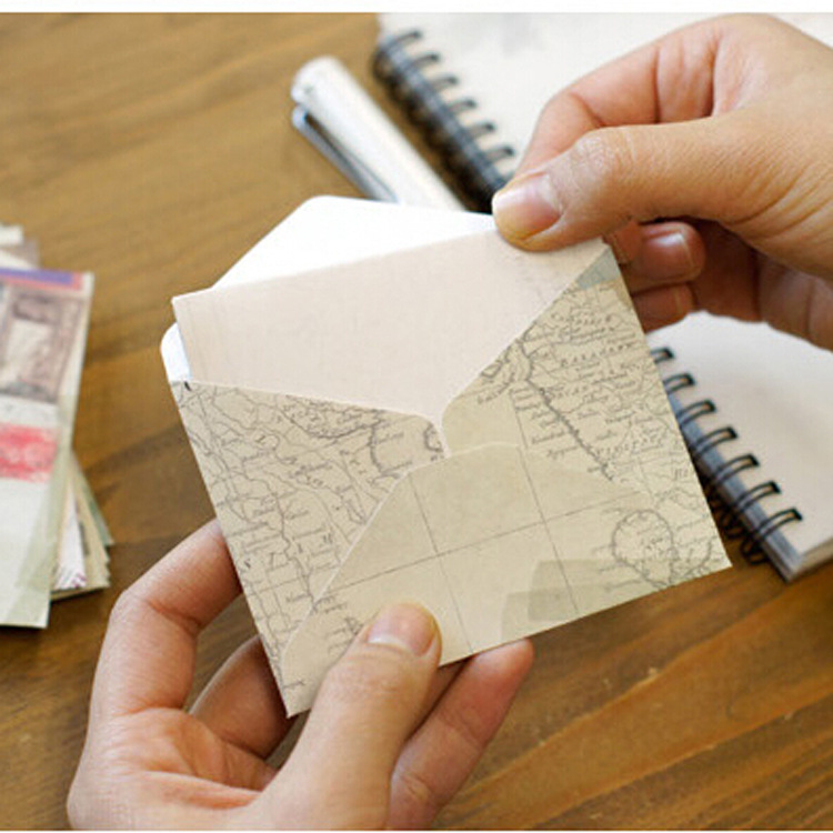 Set 12 phong thư thiết kế retro tinh tế E2