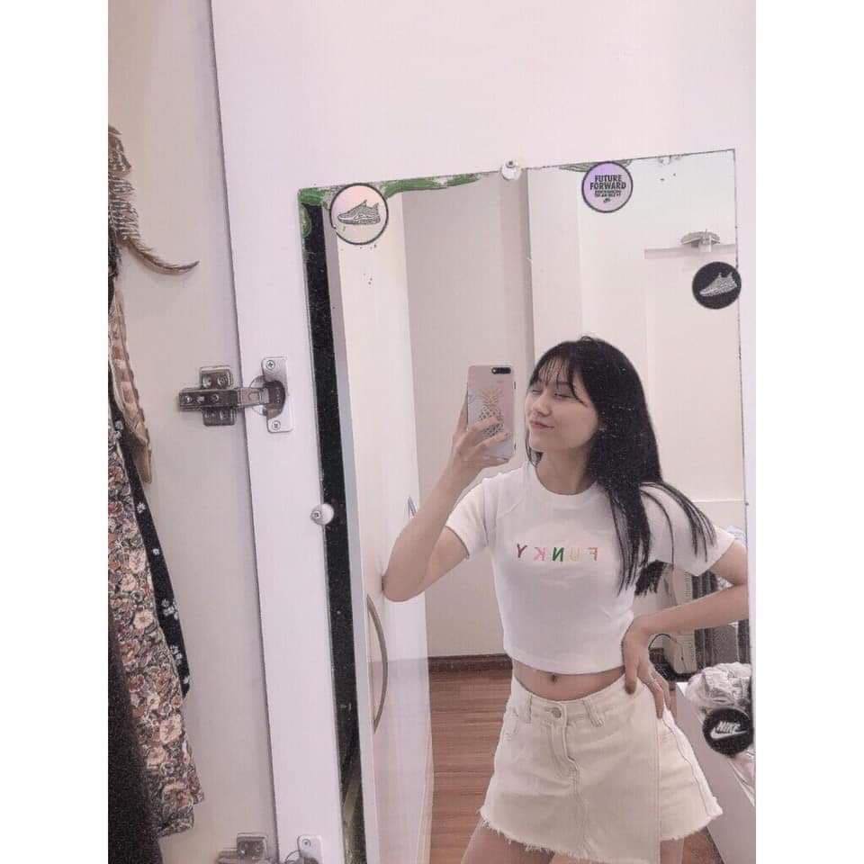 Aó croptop nữ ôm đủ màu cực xinh