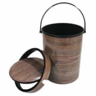 THÙNG RÁC NẮP LẬT VÂN GỖ