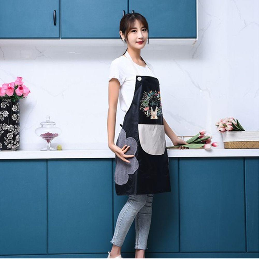Tạp Dề Nấu Ăn Chống Dầu Mỡ Tiện Lợi