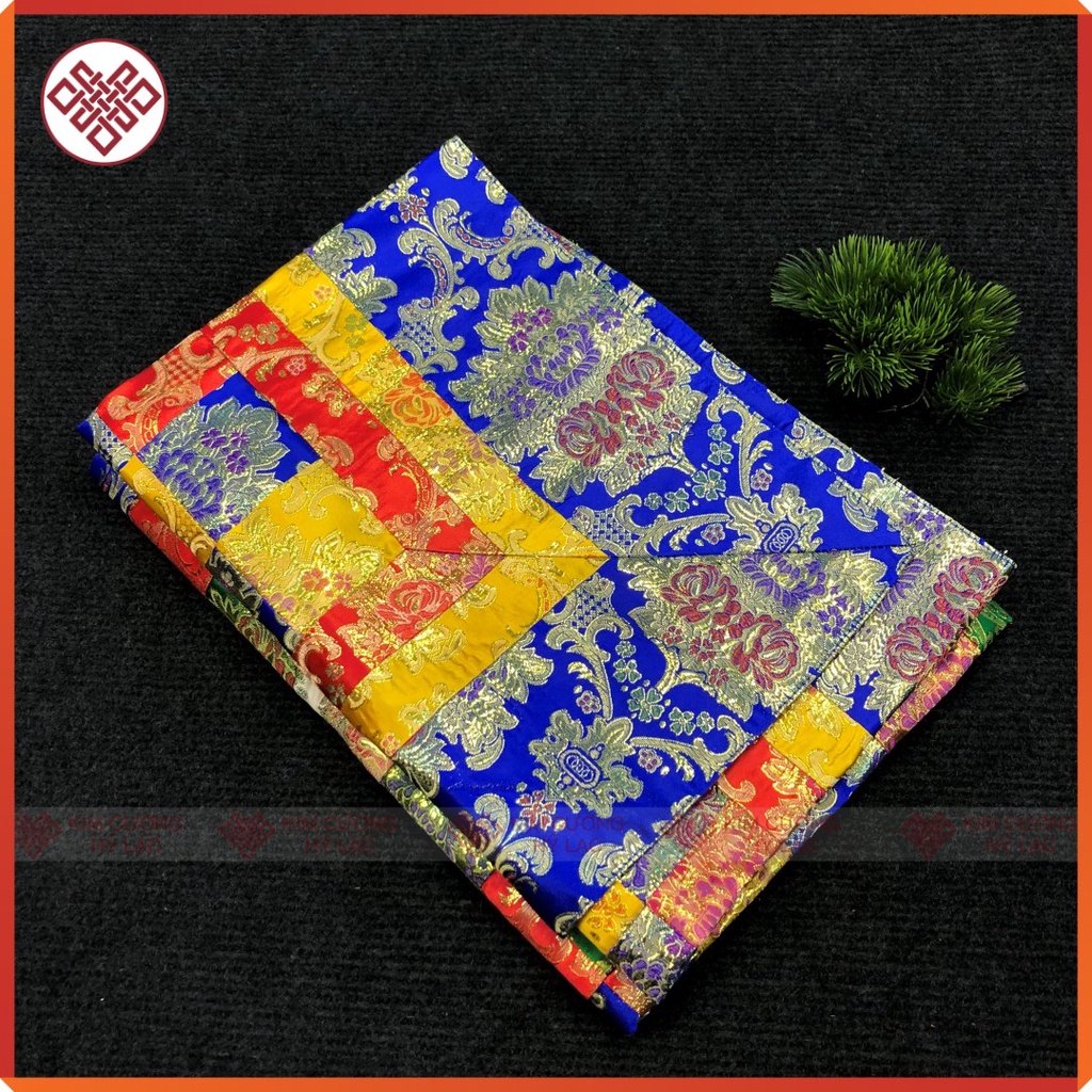 Khăn Trải Bàn Thờ Trang Trí Bàn Thờ Mật Tông [Kim Cương Hỷ Lạc] Kham Nhẫn