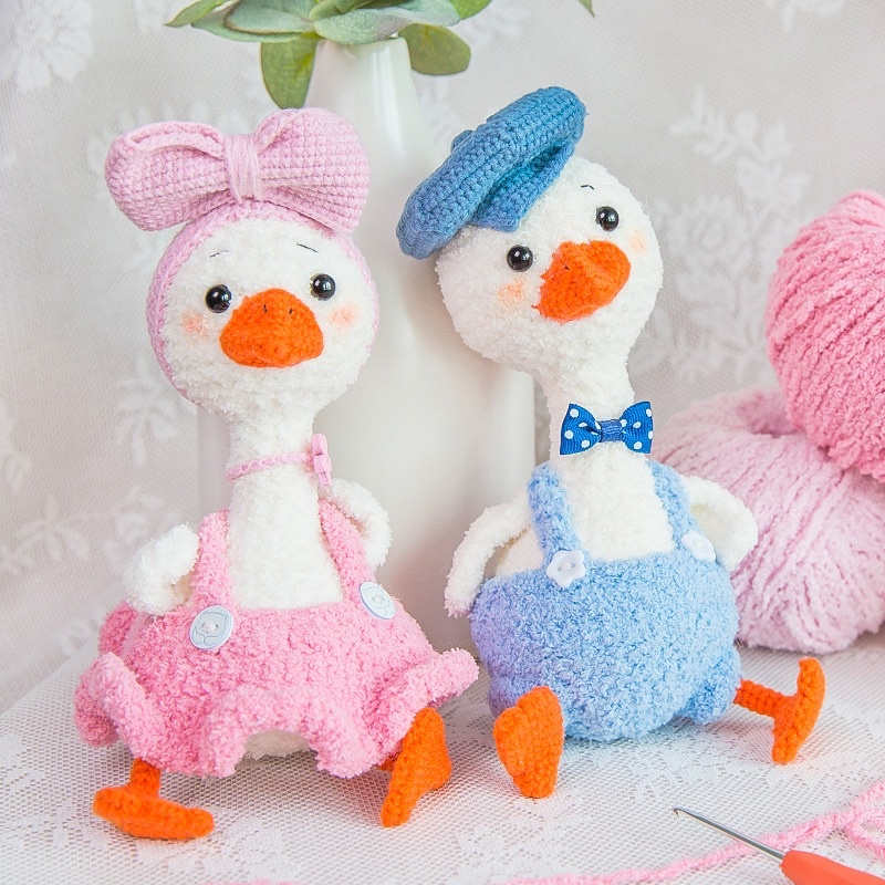 Len bông xù ngắn Ruyi Bird - Cuộn 50gr