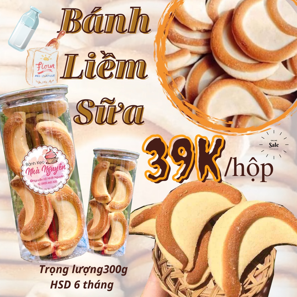 BÁNH LIỀM SỮA