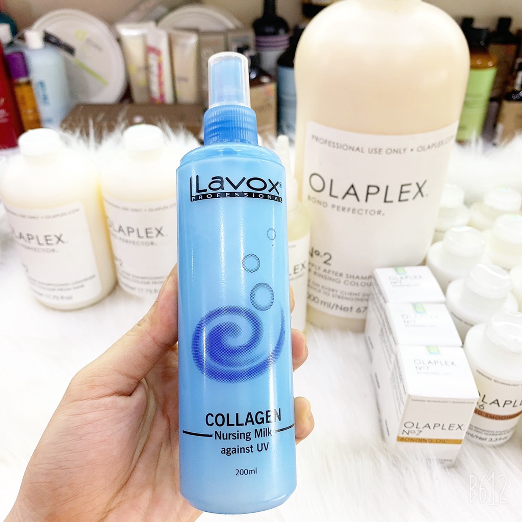 Sữa dưỡng tóc Collagen Nursing Milk against UV  Lavox 280ml