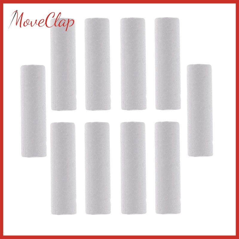 Set 10 Miếng Xốp Hình Trụ 90x25mm Làm Đồ Thủ Công DIY