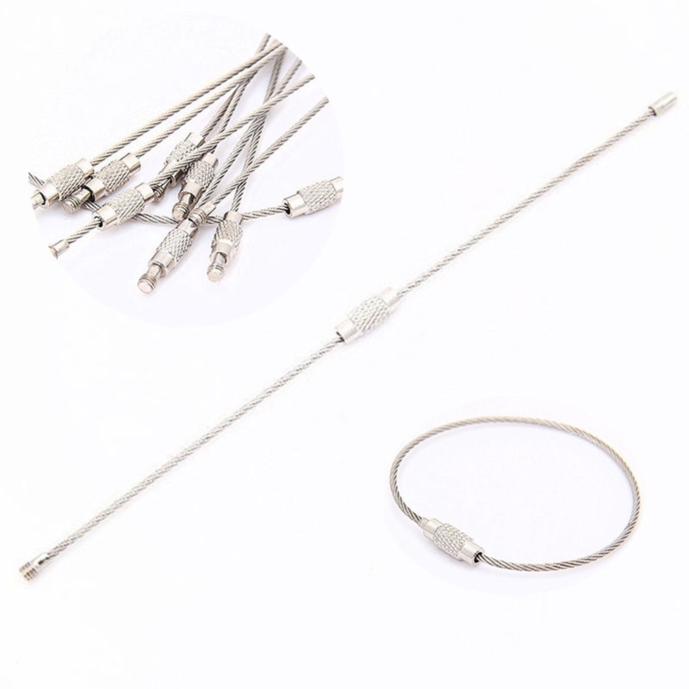 Móc khóa dạng ốc vít bằng thép không gỉ tiện lợi