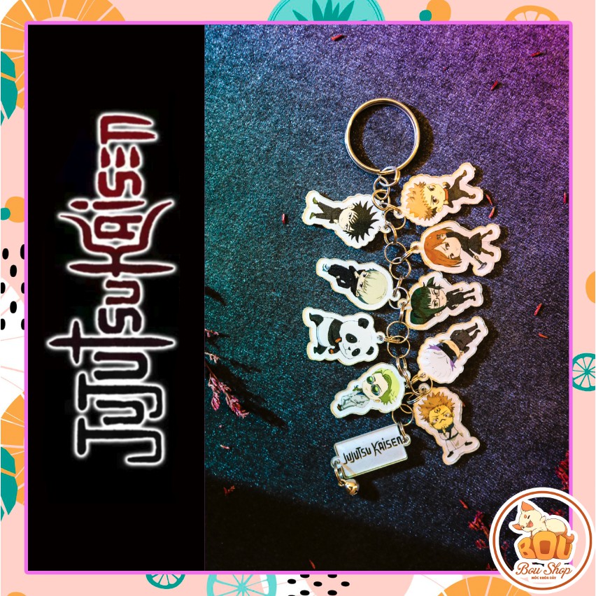 Móc khóa dây Jujutsu Kaisen - Vật Thể Bị Nguyền Rủa Anime Goods Acrylic Mica