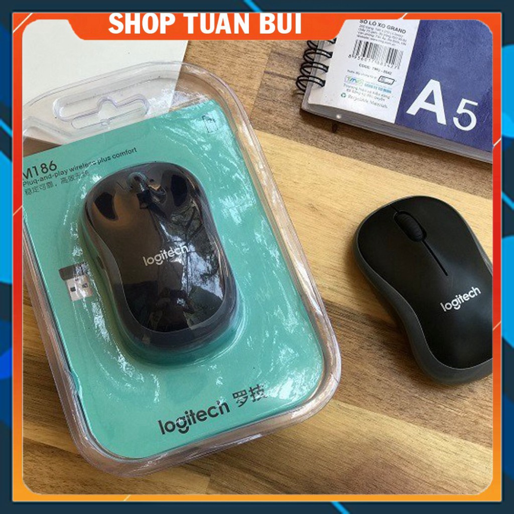 Chuột không dây Logitech M186