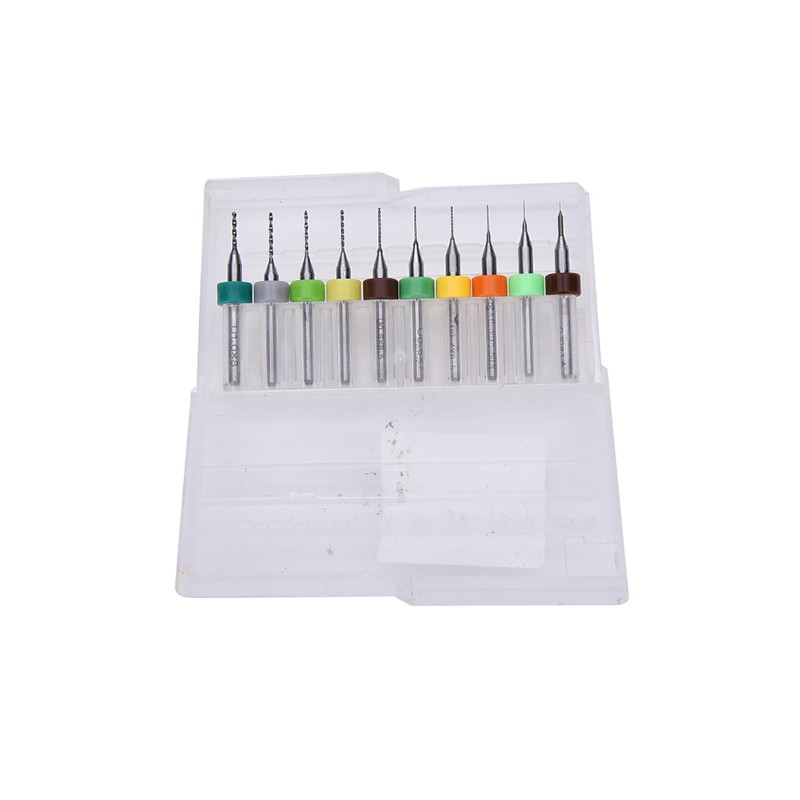 Set 10 Mũi Khoan Micro PCB CNC Chuyên Dụng