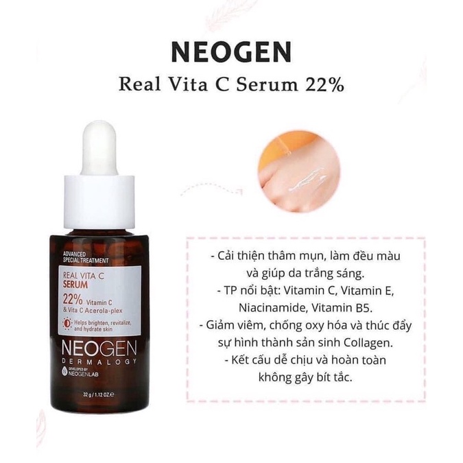 SERUM NEOGEN 22% VITAMIN C SÁNG DA MỜ THÂM