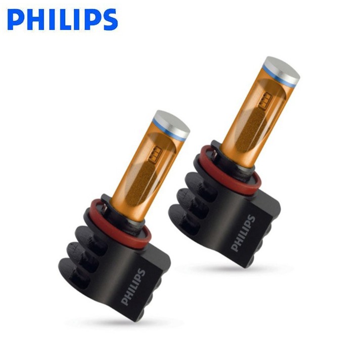 Bộ 2 bóng đèn Led gầm, sương mù ô tô thương hiệu Philips H11, công suất 10W, nhiệt màu 2700K