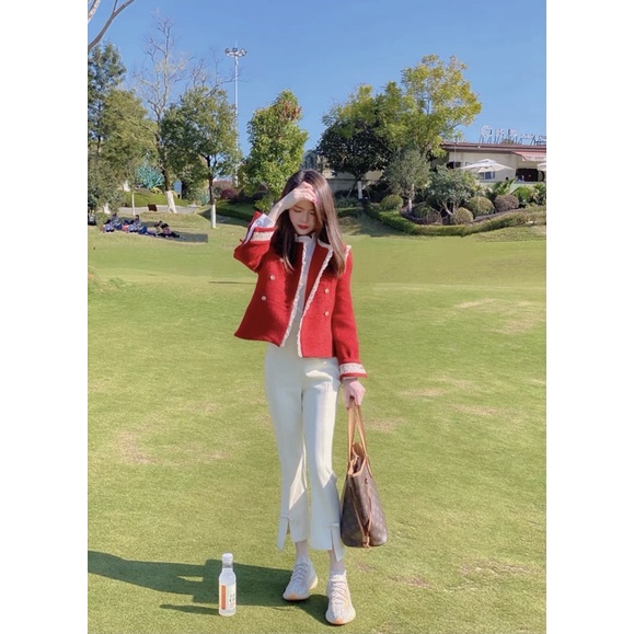 Áo Khoác Dạ Weiss `` Versailles Jacket '' Phong Cách Hồng Kông Cho Nữ